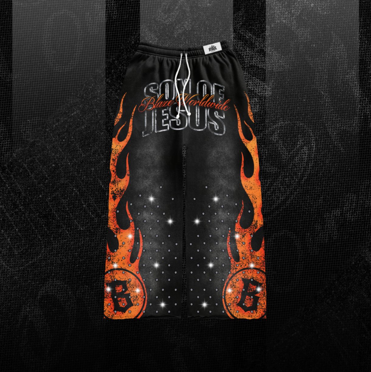 Son of Jesus Flame Joggers