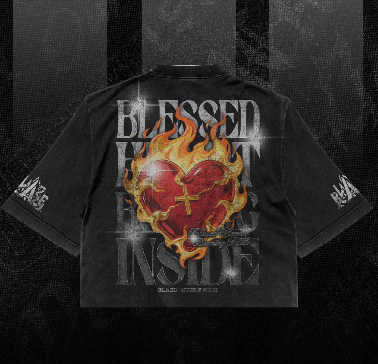 Blessed Heart Flame Tee